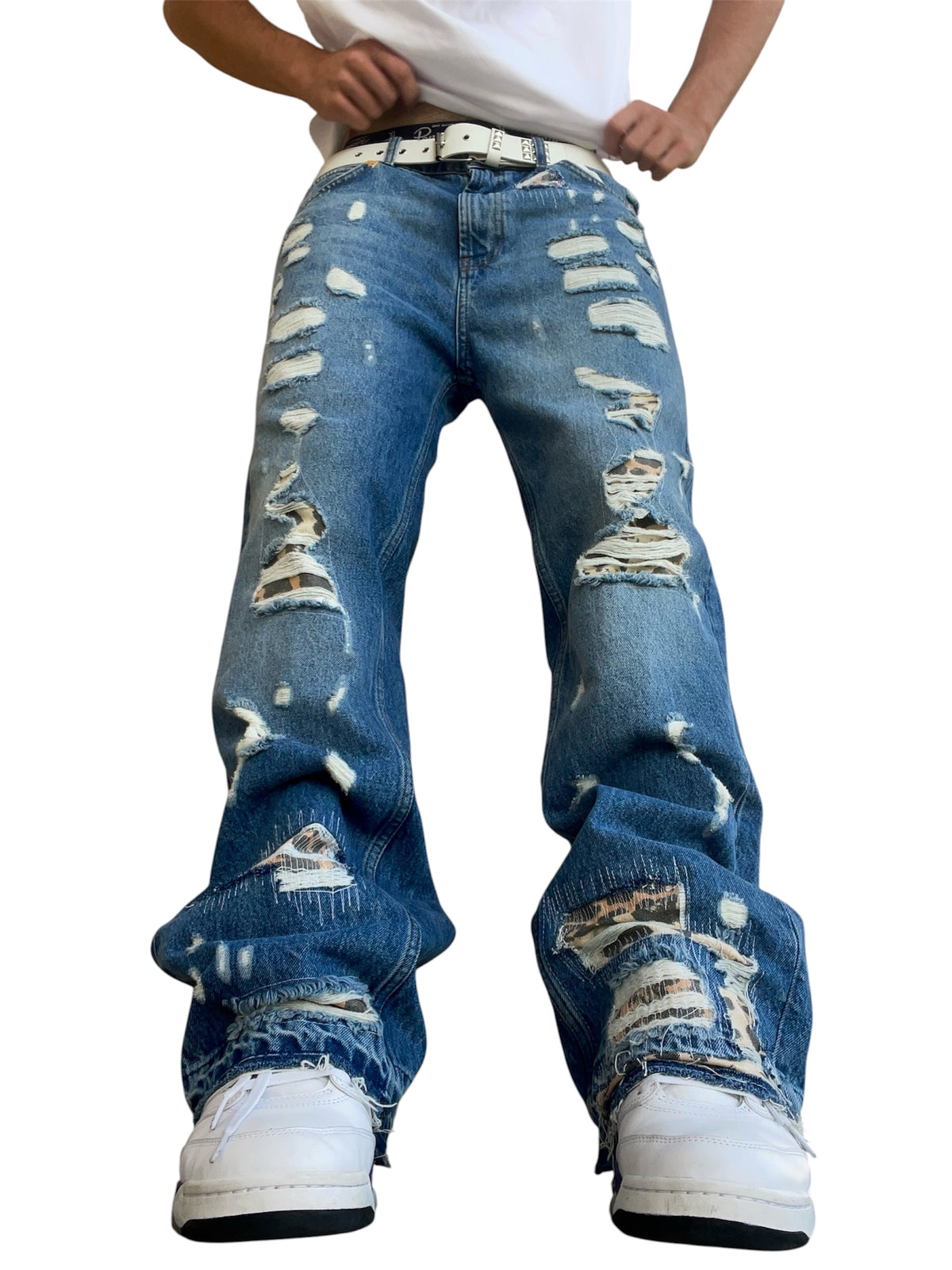 LEOPARD JEANS